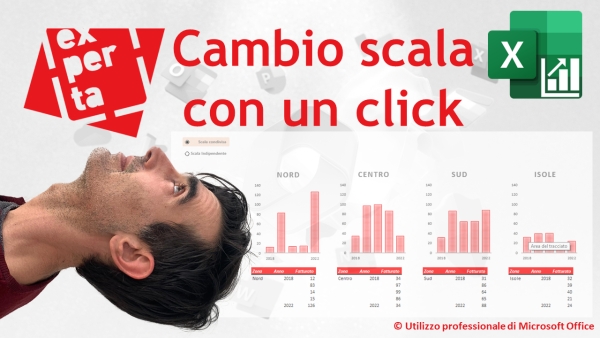 EXCEL – GRAFICI COMPLESSI: Cambiare la scala di un gruppo di grafici con un click