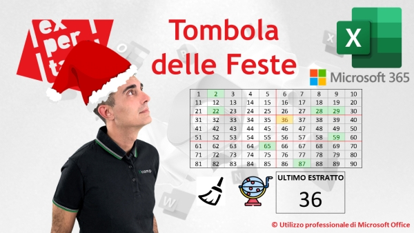 EXCEL 365 – TRUCCHI E SEGRETI: Giochiamo con Excel: la tombola delle feste