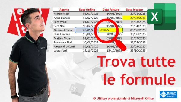 EXCEL – TRUCCHI E SEGRETI: Tre metodi per trovare le celle contenenti una formula