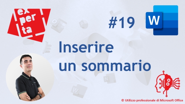 WORD - AVATAR Q&A: 19 Inserire un sommario al documento