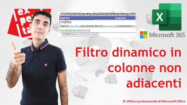 EXCEL – TRUCCHI E SEGRETI: Nuova sfida: filtro dinamico in colonne non adiacenti