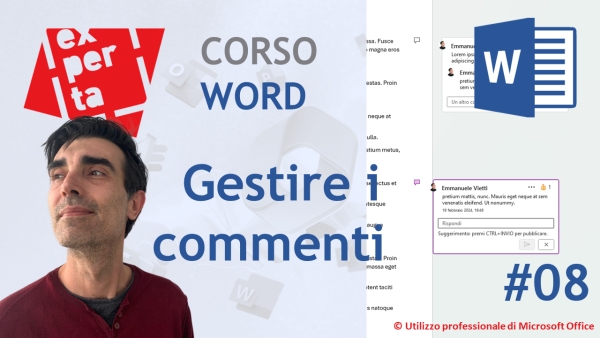 CORSO COMPLETO WORD: 08 I Commenti - Collaborare ad un documento