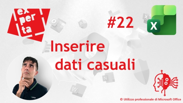 EXCEL - AVATAR Q&amp;A: 22 Inserire dati casuali