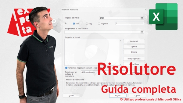 EXCEL - STRUMENTI DI SIMULAZIONE: Il Risolutore