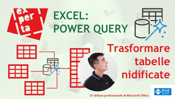EXCEL - POWER QUERY: 💡Tabelle nidificate come trasformarle prima di accordarle