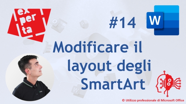 WORD - AVATAR Q&amp;A: 14 Modificare il layout degli SmartArt: l&#039;organigramma