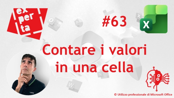 EXCEL - AVATAR Q&amp;A: 63 🧾 Contare i valori in una cella