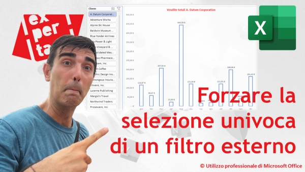 EXCEL – TRUCCHI E SEGRETI: Trucco per forzare la selezione univoca di un filtro esterno