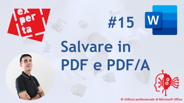 WORD - AVATAR Q&amp;A: 15 Esportare in formato PDF e PDF/A