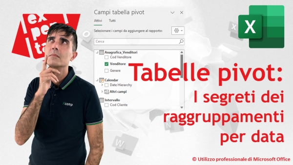 EXCEL – TRUCCHI E SEGRETI: Tabelle pivot: I segreti dei raggruppamenti per data