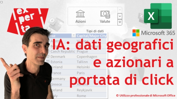 EXCEL - TRUCCHI E SEGRETI: dati demografici e mercato azionario a portata di click