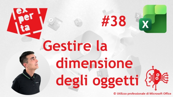 EXCEL - AVATAR Q&amp;A: 38 📏 Gestire la dimensione degli oggetti